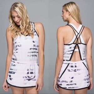 Lululemon Sweaty or Not Runsie in Sunset Stripe 4